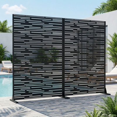Metal Privacy Screen Panel Pattern
