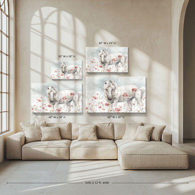 "Wild Horses II" par Lisa Audit, reproduction sur toile
