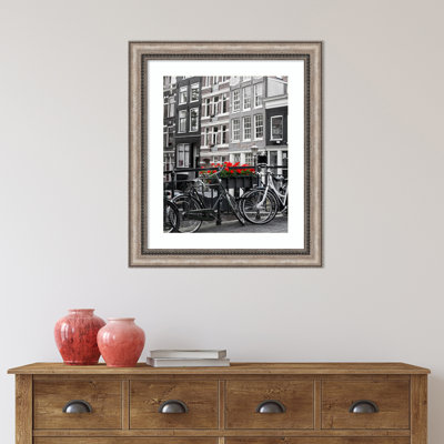 Raleigh Silver Picture Frame with Mat