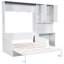 Multi-Functional Murphy Bed with Sofa, Desk, and Storage Cabinet-396899875
