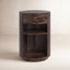 Table de bout cylindrique avec rangement Aviel