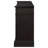 Girace 2-Door Rectangular Server Antique Noir