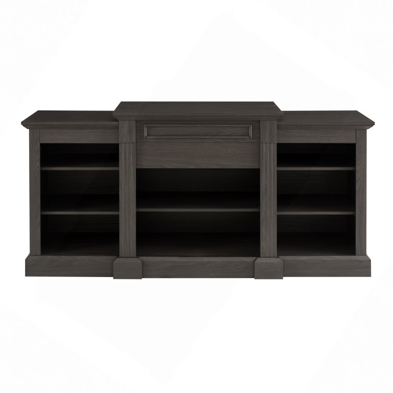 Media Console Table With Large Storage Cabinet, Modern TV Media Entertaionment Stand