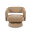 Upholstered Textured Weave Swivel Armchair -1094488925