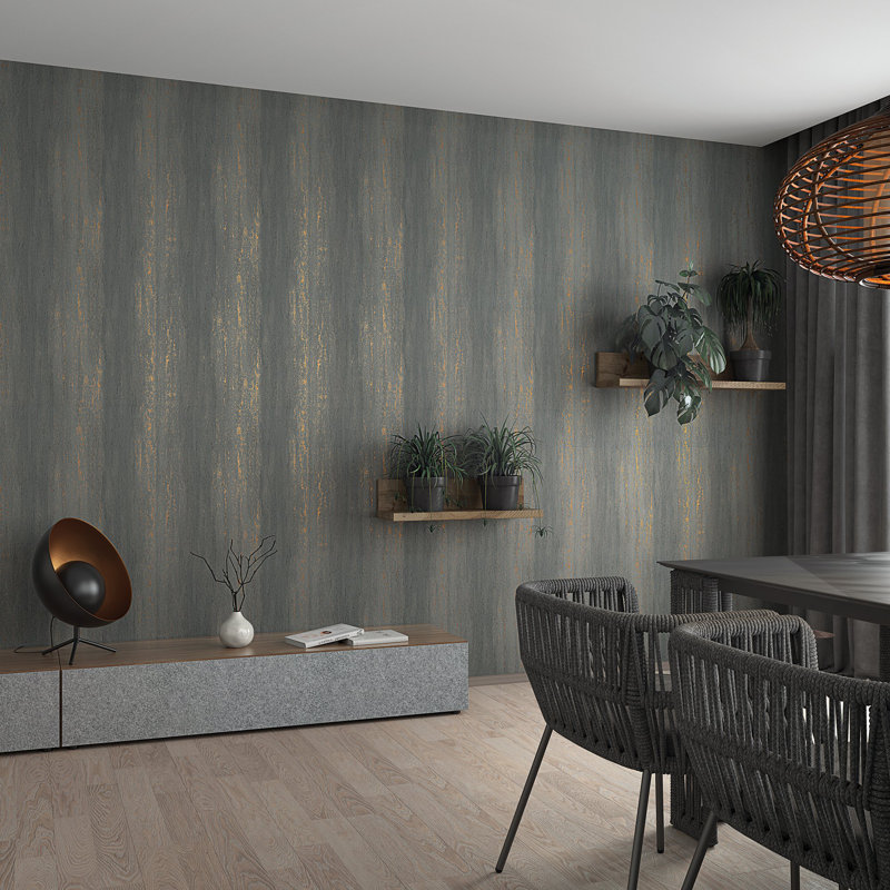 Ninti Industrial Effects Glitter Rough Texture Wallpaper Roll 10.05cm X 53cm