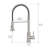 Single Hole Kitchen Faucet With Pull Out Sprayer Single Handle Kitchen Sink Faucets Commercial High Arc Stainless Steel Kitchen Basin Taps-102304223