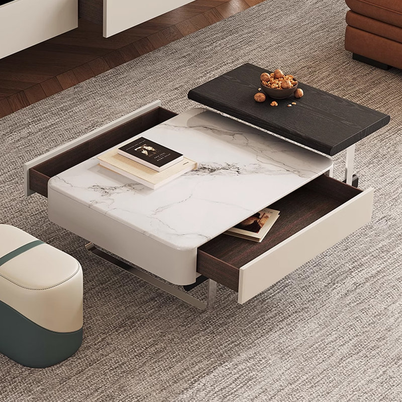 Table basse simple en pierre micro-cristalline