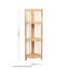 Modern Wood Corner Bookcase