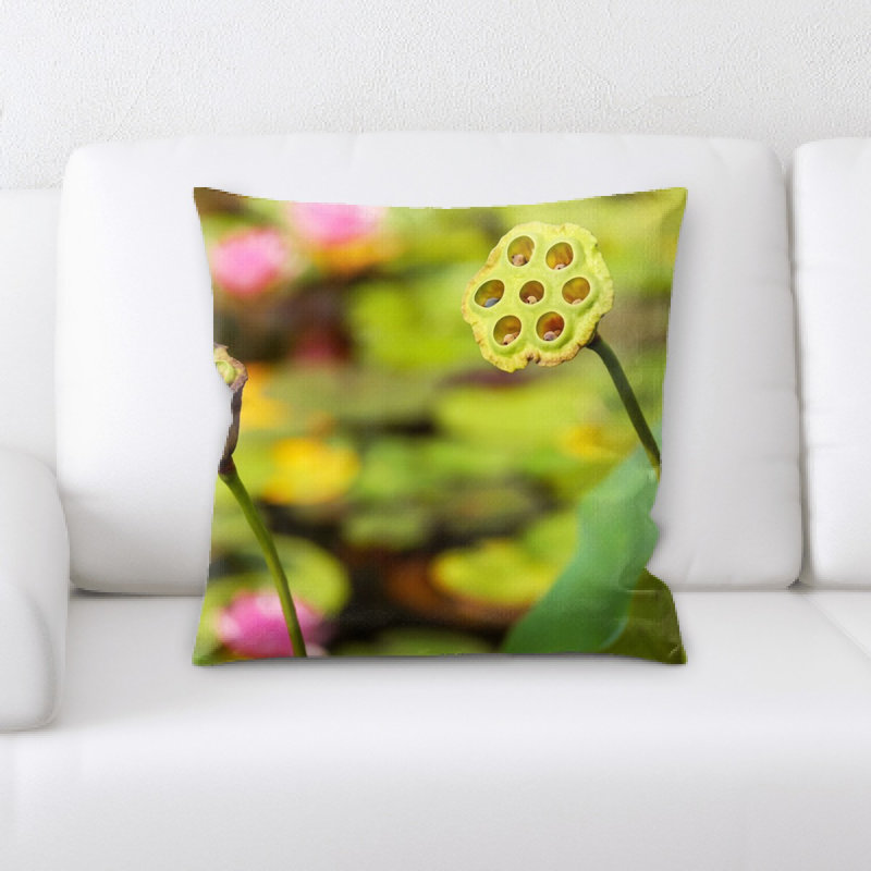 Coussin de fleurs lotus