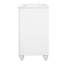 Meuble-lavabo moderne avec motif orné et charnières à fermeture en douceur-131376549