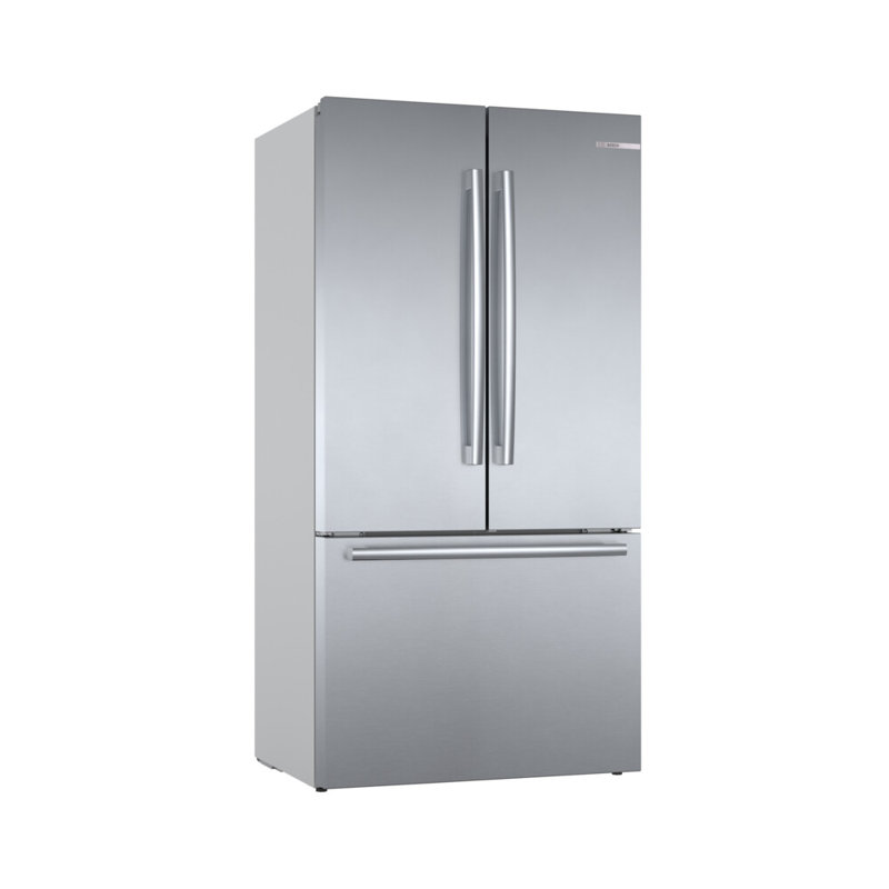 800 Series Bosch 36" Counter Depth 20.8 cu. ft. Smart ENERGY STAR French Door Refrigerator with Flex Bar, Stainless Steel