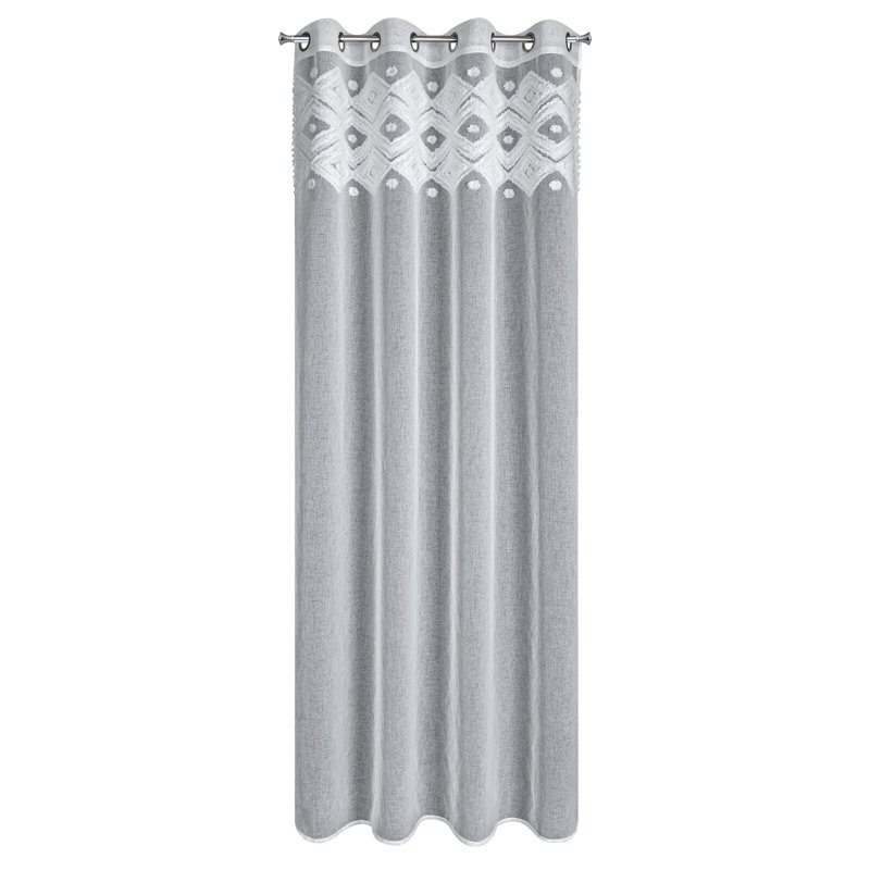 Turan Semi Sheer Curtains Single Panel