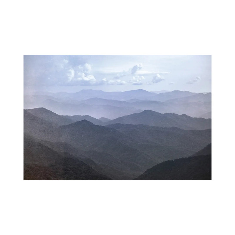 «Smoky Mountain National Park - Blue Adventure - Giclée sur toile tendue avec châssis, H 40 po x l 60 po