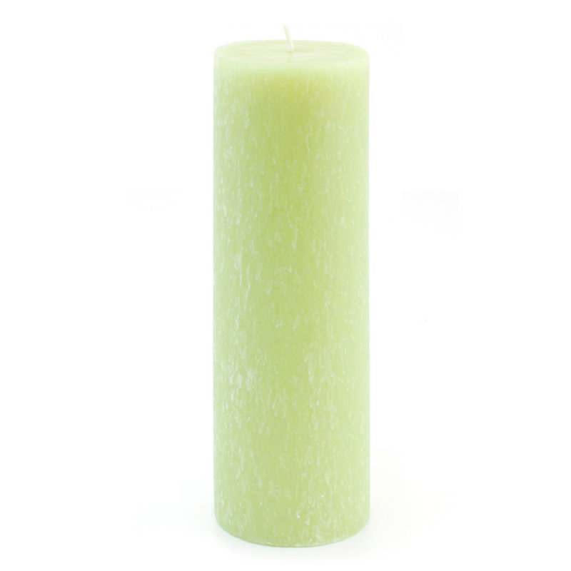Timberline Unscented Pillar Candle, Willow, 9" H x 3" W x 3" D