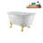 57.5'' x 29.5'' Soaking Acrylic Bathtub-83636132-90752935