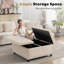 Repose-pieds carré avec rangement Delmontez-958406304