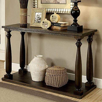 Console en bois massif 48 po Tomaz