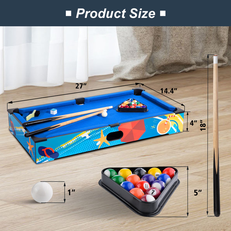 Table Top Pool Table RayChee Manufactured Wood Pool