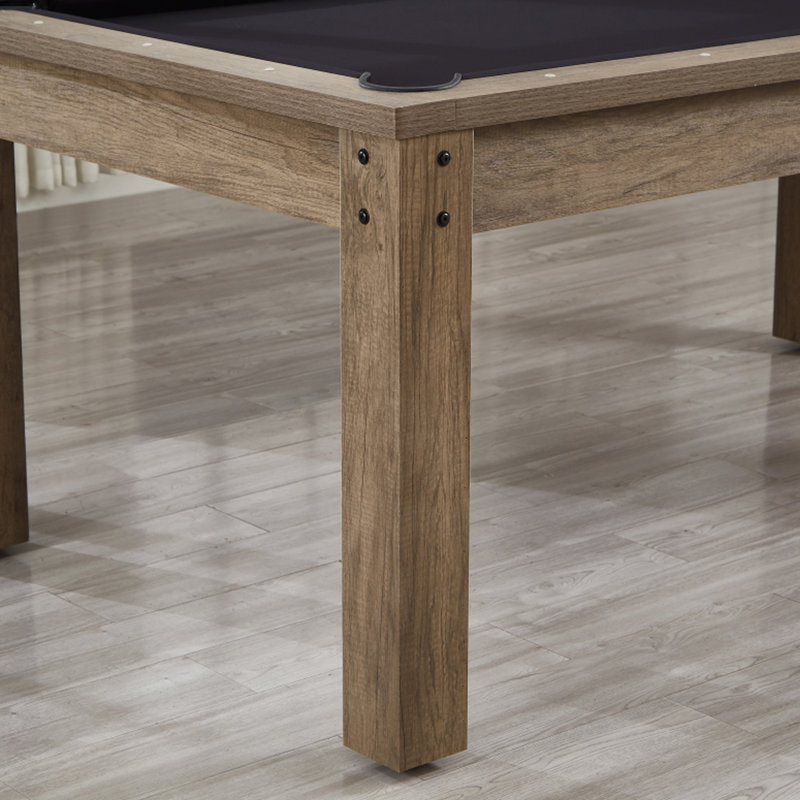 Table de billard multi-fonctionnelle trois-en-un, Noir / brun