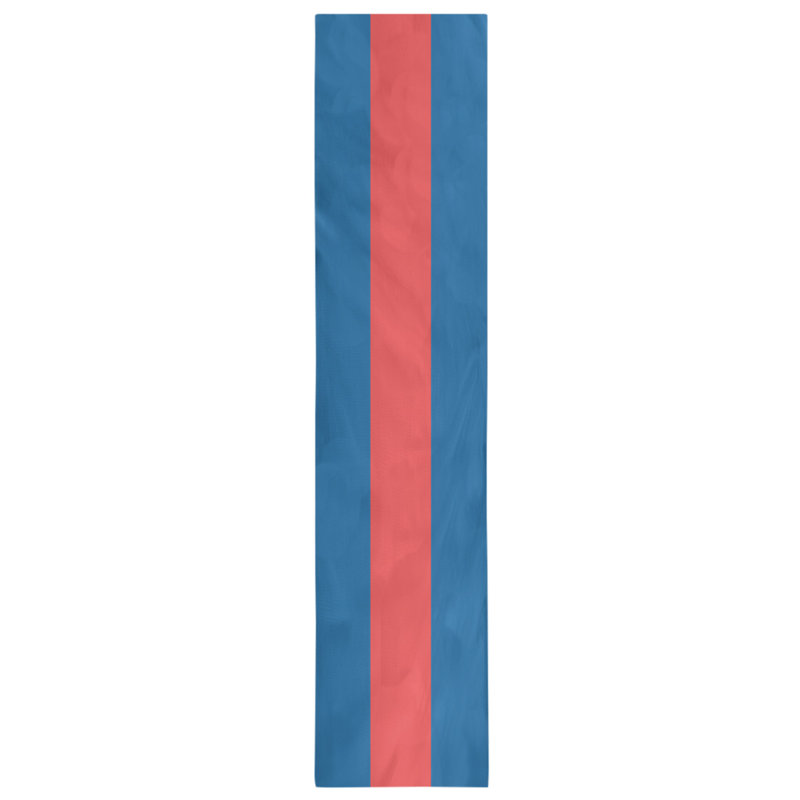Chemin de table, Los Angeles, 90 po x 16 po, Bleu Dodger / rouge / bleu Dodger