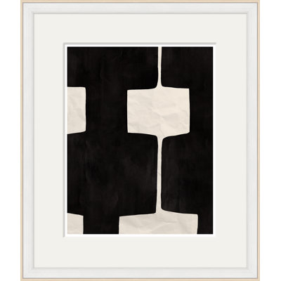 Black And White Abstract 3 III Print by Paule Marrot