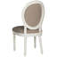 Chaise d'appoint Roi Louis en bois massif Denholme-157541046-154055255