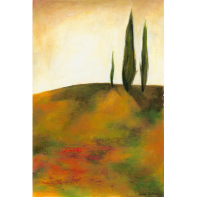 Study At Sunset I by Jennifer Goldberger - Wrapped Canvas Painting