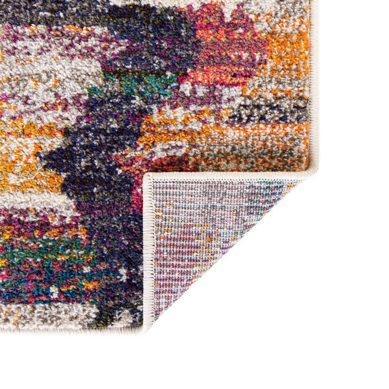 Washable Indoor Rug, Octagon 5'3" x 5'3"