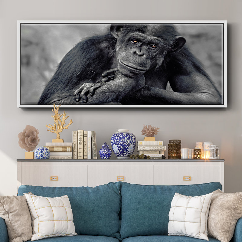 Captivated- Framed Canvas, 20" H x 50" W
