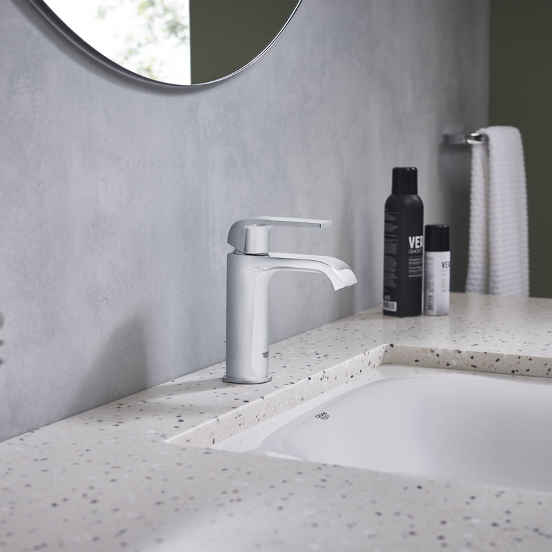 Lavabo de salle de bain rectangulaire encastré avec trop-plein Eurocube® Alpine