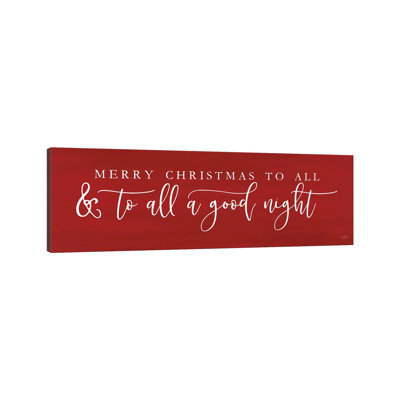Merry Christmas To All- Gallery-Wrapped Canvas Giclée