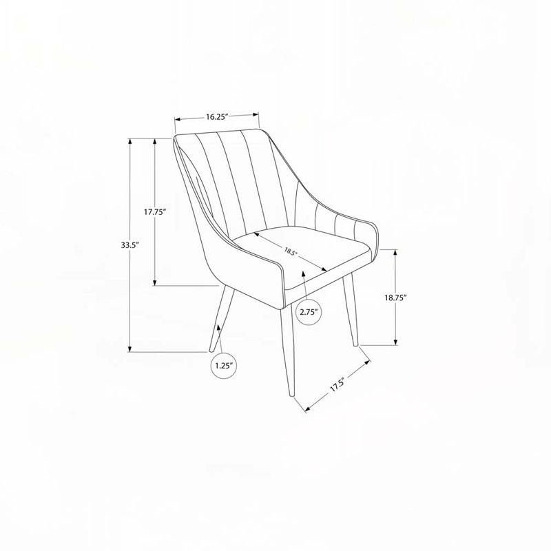 Chaises de salle à manger rembourrées