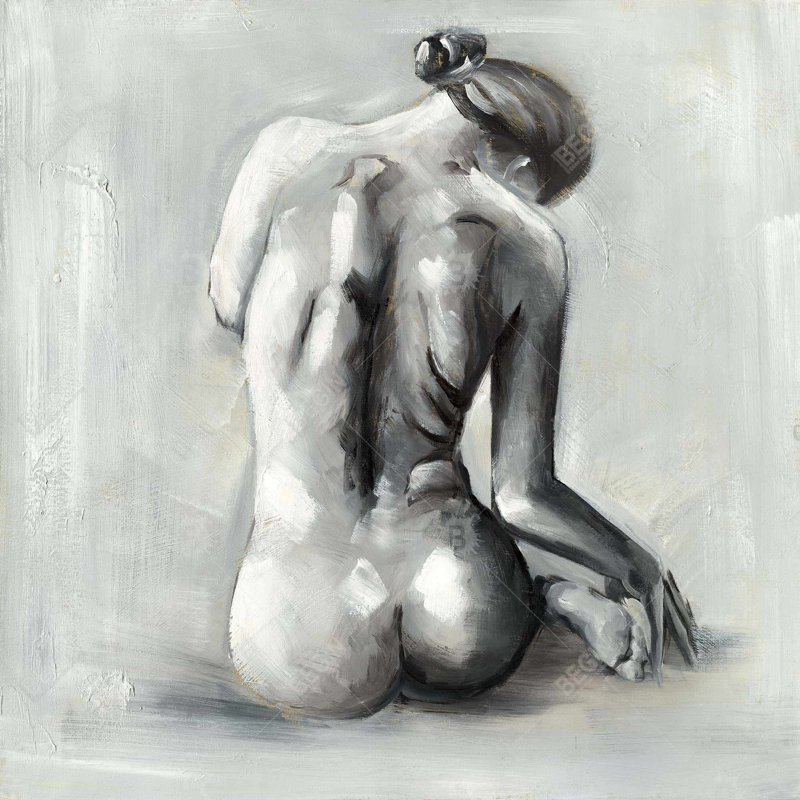 "Femme nue par derrière"