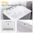 24" Single Bathroom Vanity With Resin Top And Sink Freestanding-1925042818