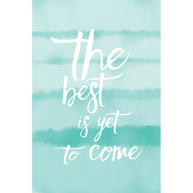 The Best - Wrapped Canvas Print, 46cm H x 30cm W x 3.8cm D