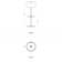 Grande lampe de table avec table Note