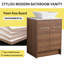 Meuble-lavabo simple 47,26 po avec comptoir en céramique