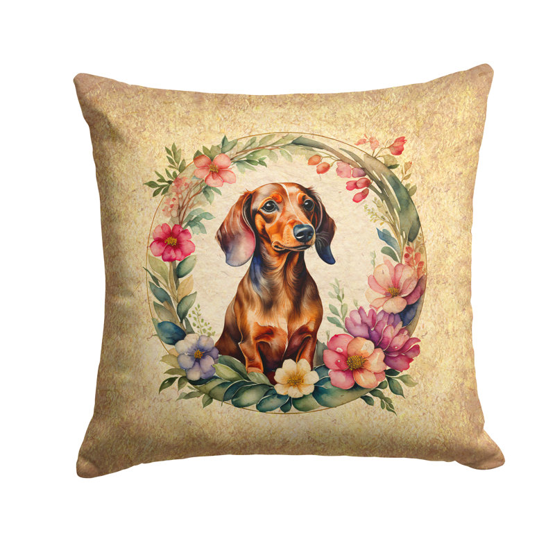Coussin décoratif intérieur / extérieur en polyester , H 18 po x l 18 po x P 4 po