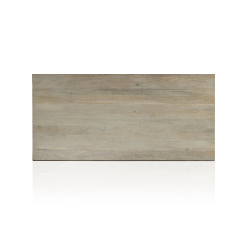 Kelby Solid Wood Dining Table, Light Mango