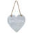 10" Gray Galvanized Metal Heart Shaped Welcome Wall Decor-94565427
