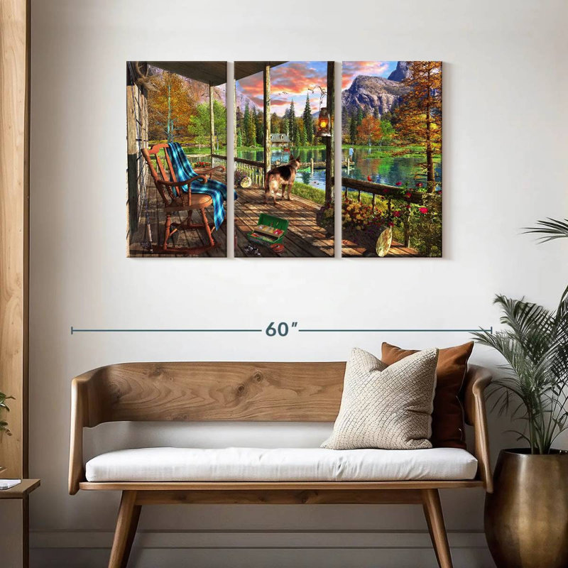 Lilie Mountain Cabin Home, H 28 po x l 45 po