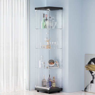Ilay Glass Display Cabinet for Collectibles by Wrought Studio