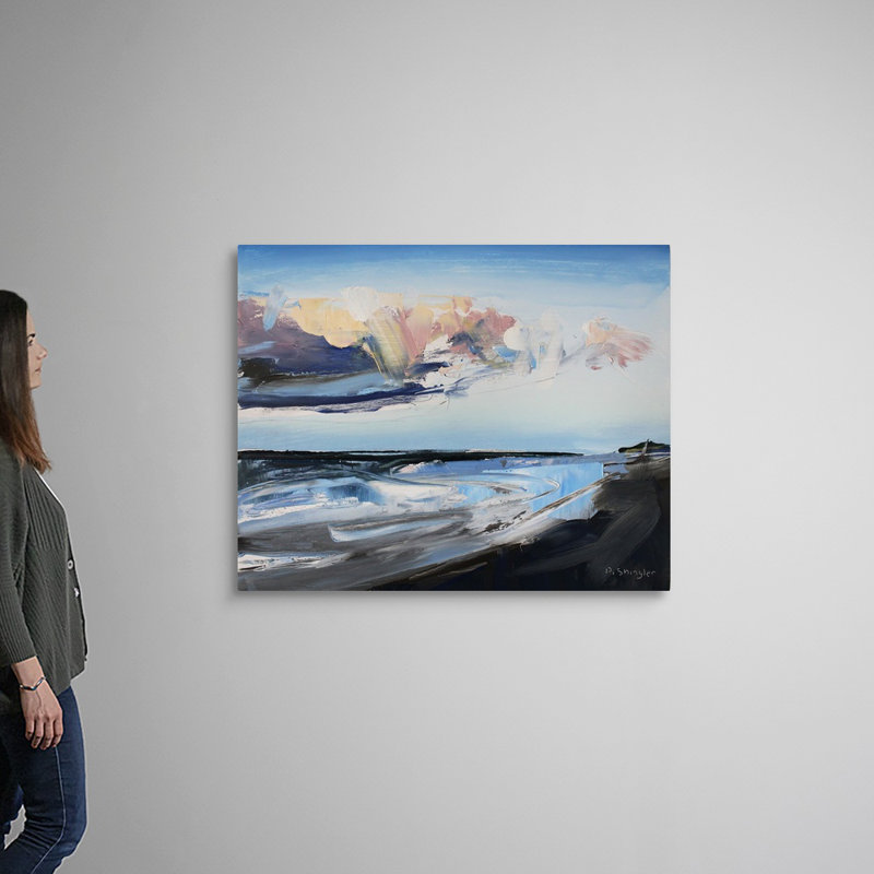 "Outer Banks Clouds, NC" par David Shingler, reproduction d’art sur toile, H 36 po x l 45 po x P 1,25 po, Toile tendue