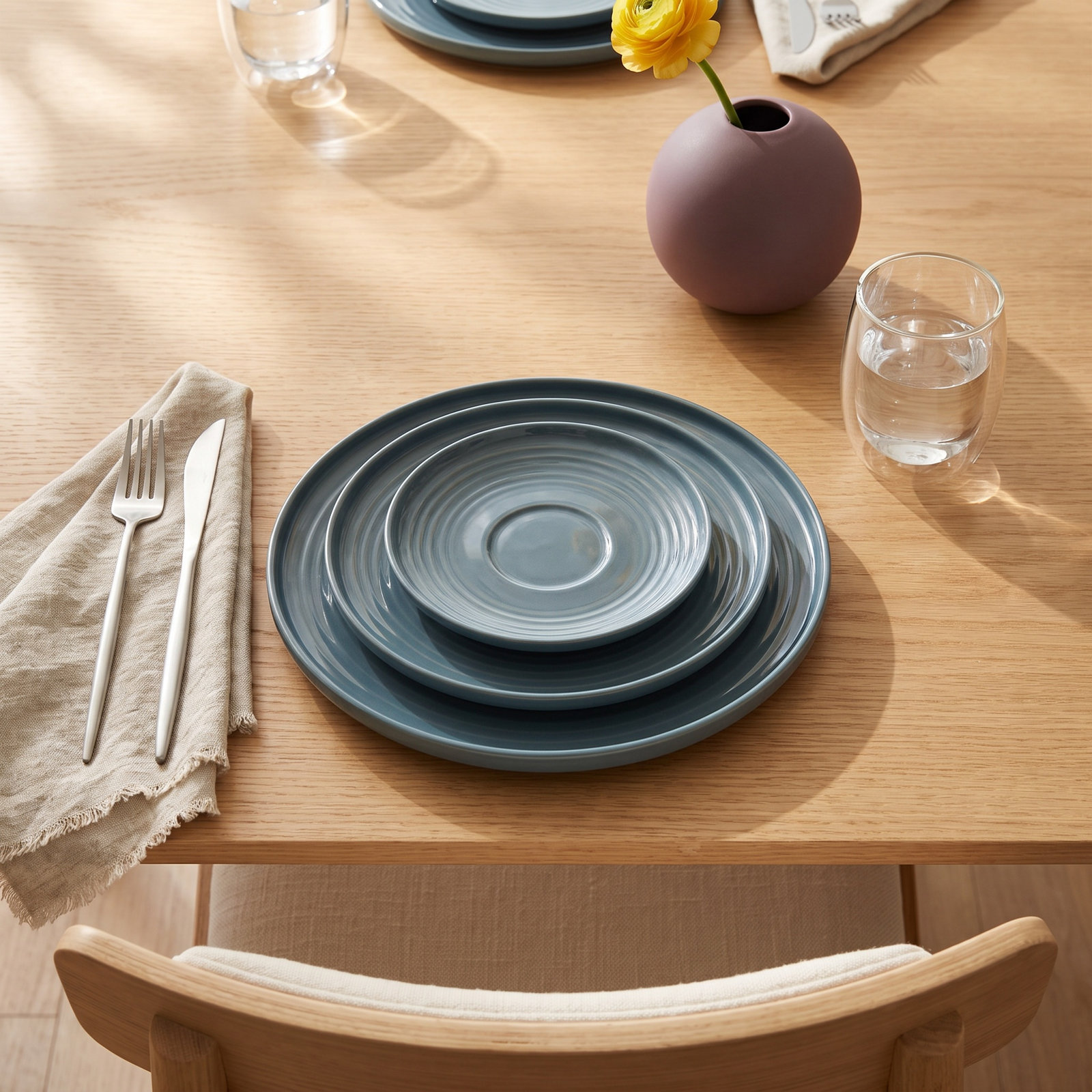Essential 11" Dinner Plate, Blue
