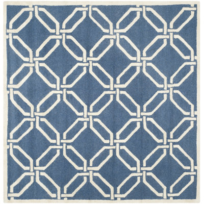 Geometric Wool Hand Woven Area Rug