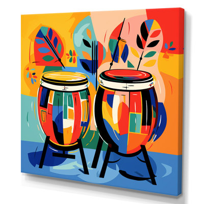 Mexican Drums Music Instruments IV - Fruits Wall Art