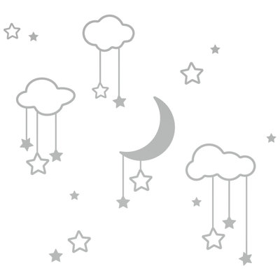 Abstract Non-Wall Damaging Wall Decal