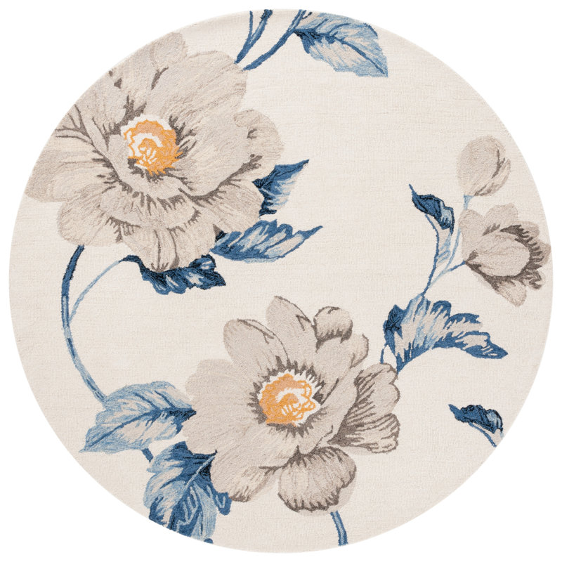 Tapis en laine Shymier, Rond 6 pi