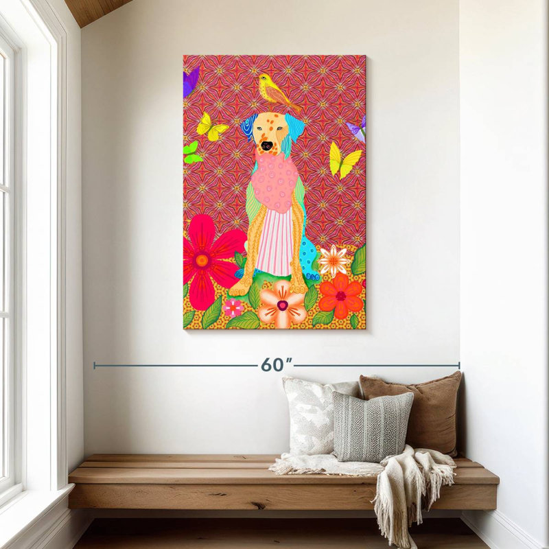 Brampt Tall Dog, 45" H x 30" W