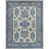Transitional One-of-a-Kind Rectangle 3'11" X 5'1" Hand Knotted Area Rug
